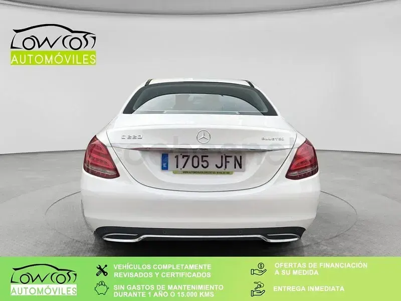 Usado Mercedes C220 Avantgarde 170 CV (125 kW) 2015 Blanco Berlina