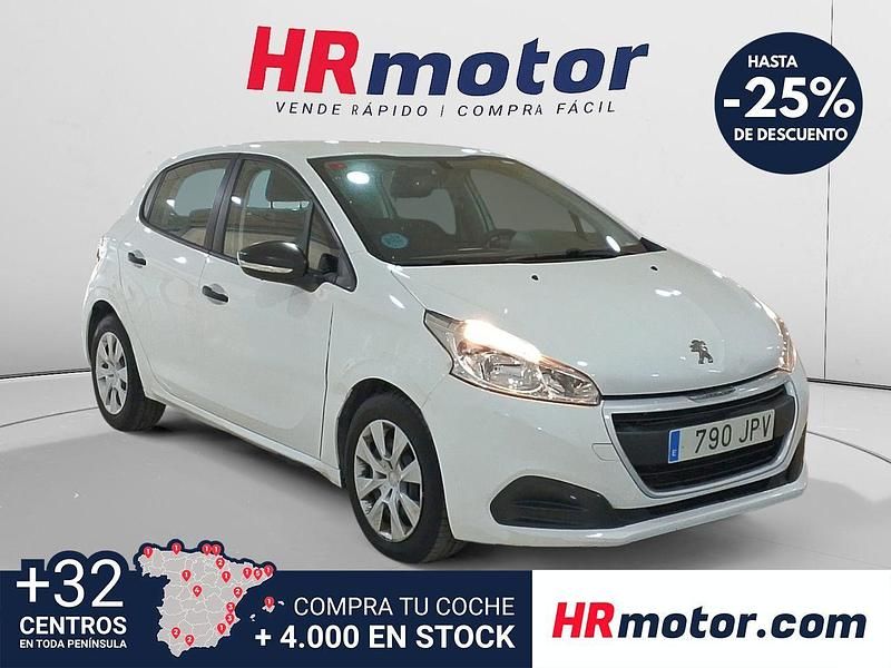 Usado Peugeot 208 Access 75 CV (55 kW) 2016 Blanco Utilitario