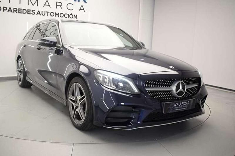 Usado Mercedes C220 194 CV (142 kW) 2019 Azul Familiar
