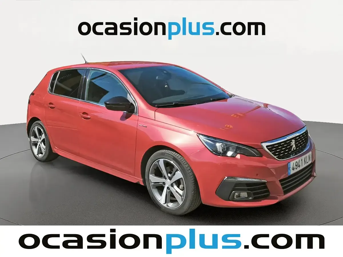 Usado Peugeot 308 GT-line 130 CV (95 kW) 2018 Rojo Berlina
