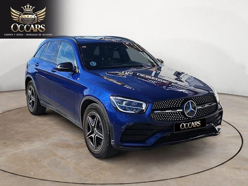 Usado Mercedes GLC220 194 CV (142 kW) 2020 Azul