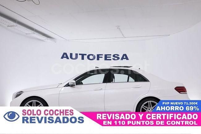 Usado Mercedes E350 Avantgarde 252 CV (185 kW) 2014 Blanco Berlina