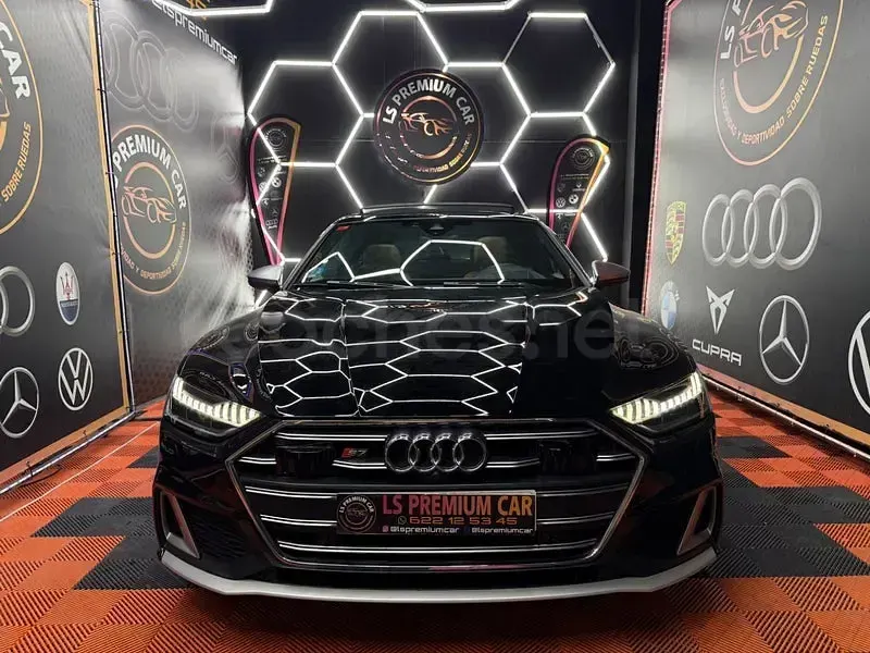 Usado Audi A7 S-Line 344 CV (253 kW) 2021 Negro Berlina
