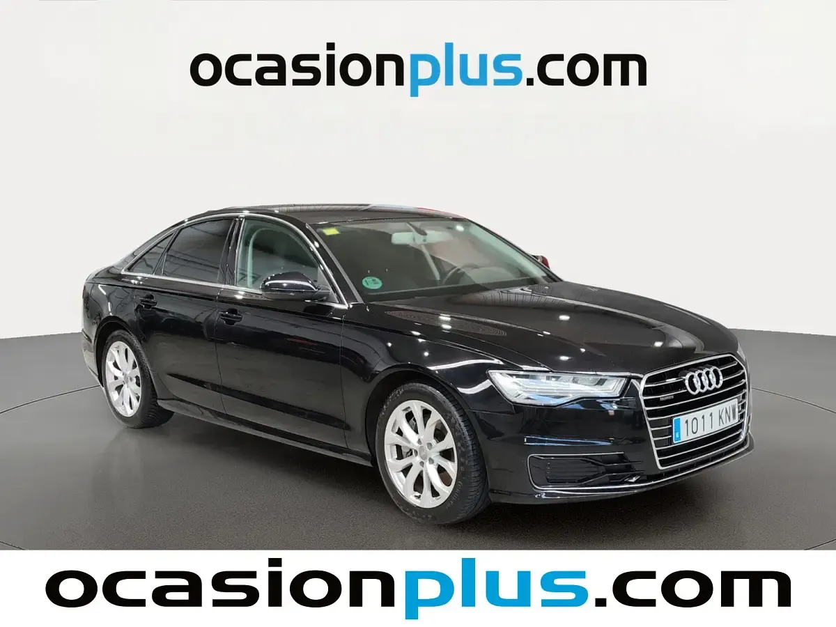 Usado Audi A6 218 CV (160 kW) 2015 Negro Berlina