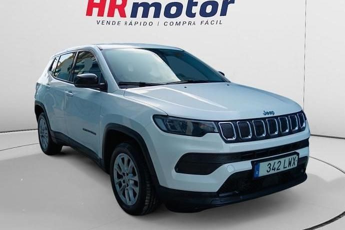 Blanco Usado 2022 Jeep Compass Longitude SUV | 18.790 € (Precio justo) - Imagen 1/4