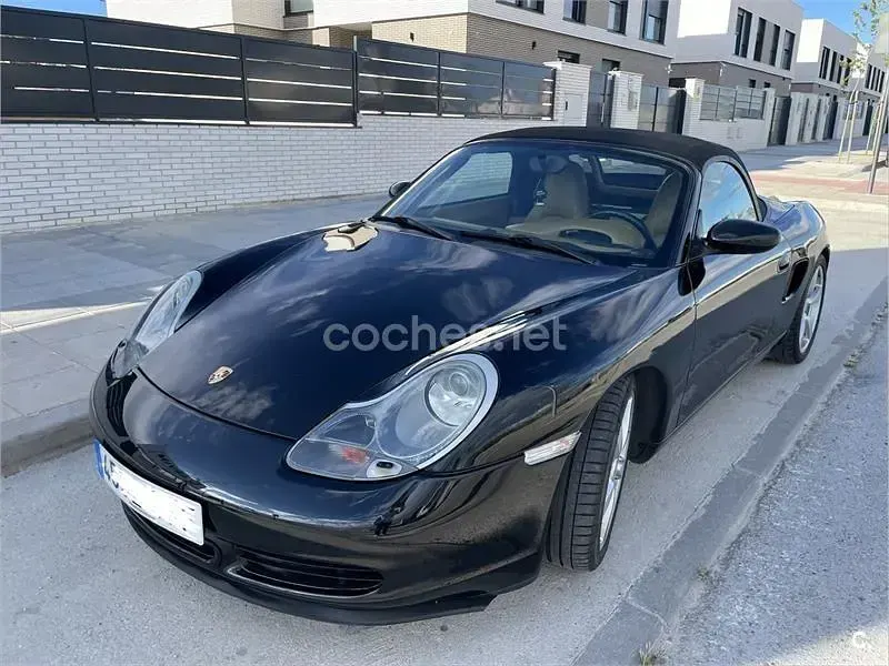 Usado Porsche Boxster S 252 CV (185 kW) 2002 Negro Descapotable