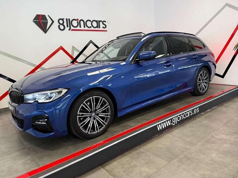 Azul Usado 2021 BMW 320 M Sport Familiar | 35.900 € - Imagen 1/4