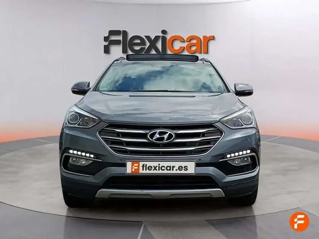 Usado Hyundai Santa Fe 201 CV (147 kW) 2016 Gris SUV