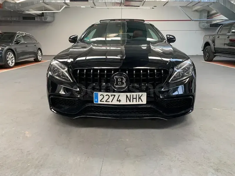 Usado Mercedes C250 AMG line 204 CV (150 kW) 2016 Negro Coupe