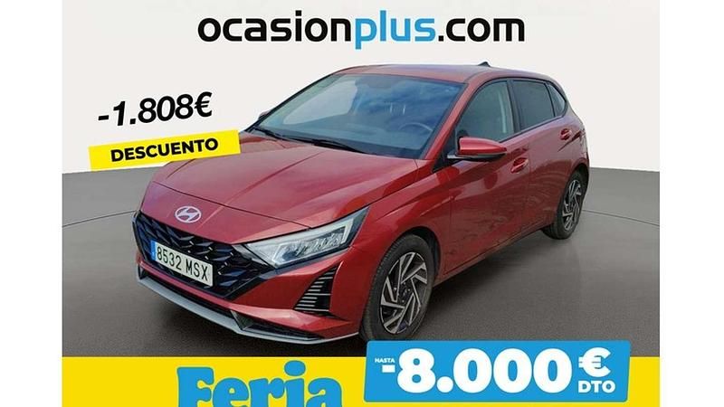 Rojo Usado 2024 Hyundai i20 Utilitario | 17.682 € (Precio justo) - Imagen 1/4