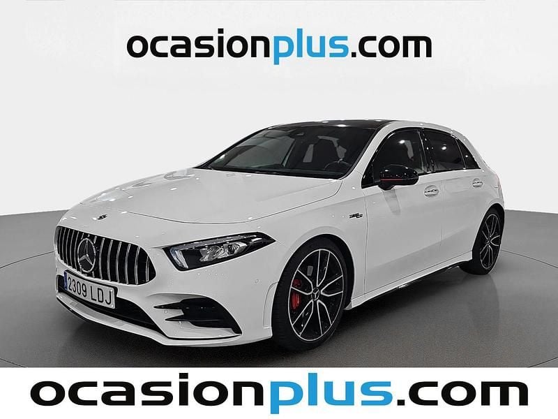 Blanco Usado 2019 Mercedes A180 AMG Utilitario | 23.000 € (Precio justo) - Imagen 1/4