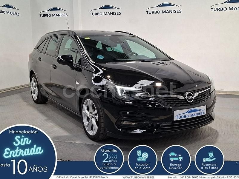 Negro Usado 2021 Opel Astra Ultimate Familiar | 10.990 € (Precio justo) - Imagen 1/4