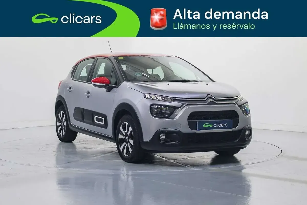 Usado Citroën C3 Feel 82 CV (60 kW) 2020 Gris Utilitario