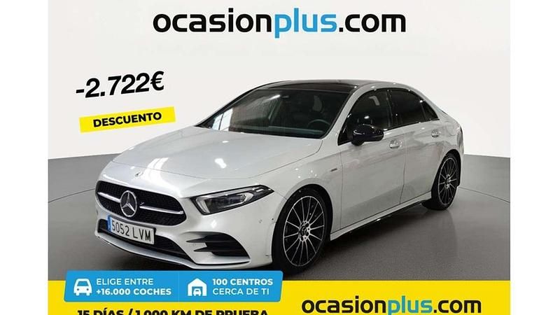 Plateado Usado 2021 Mercedes A200 Berlina | 27.228 € (Buen precio) - Imagen 1/4