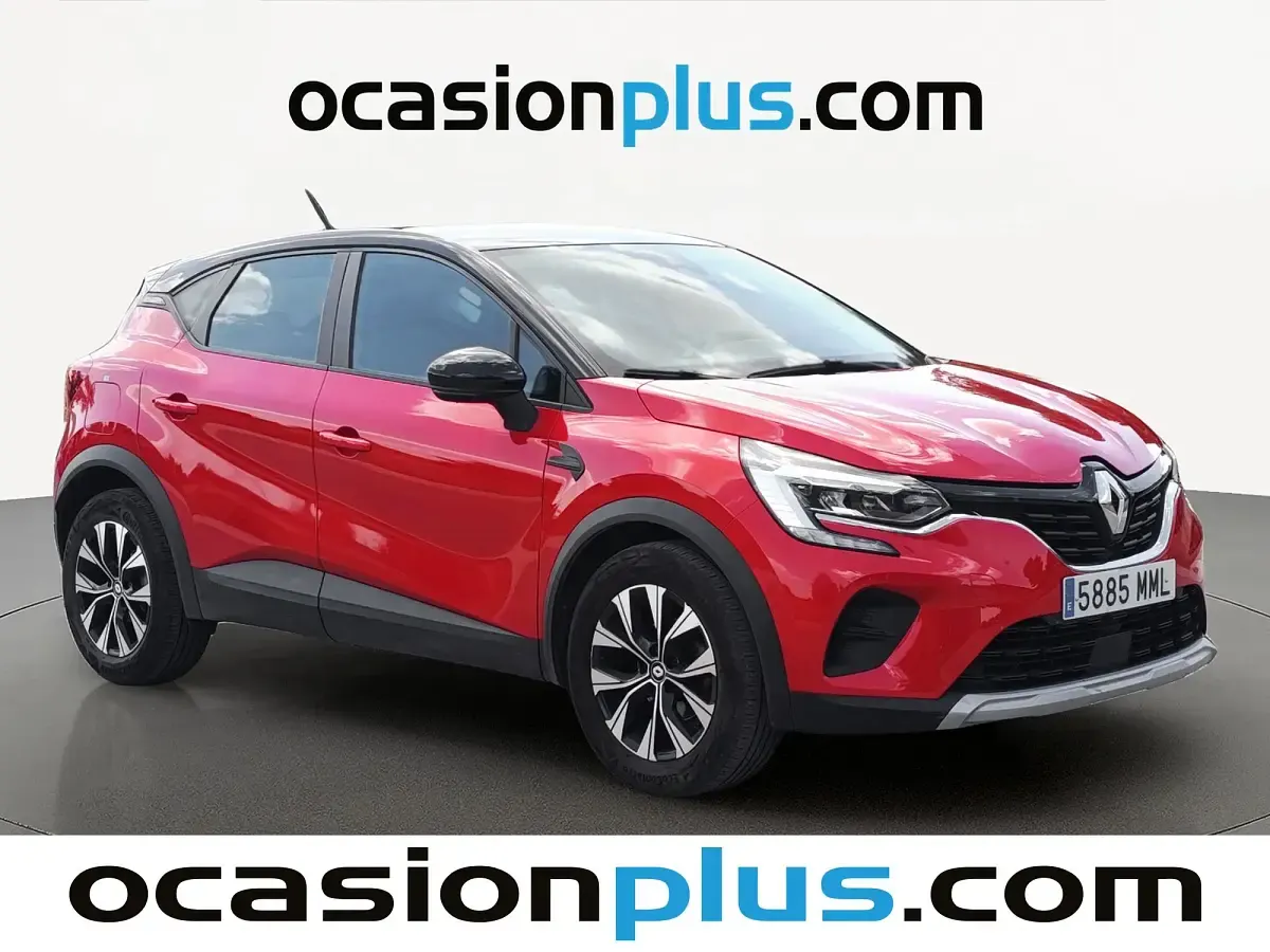 Usado Renault Captur Equilibre 90 CV (66 kW) 2023 Rojo SUV