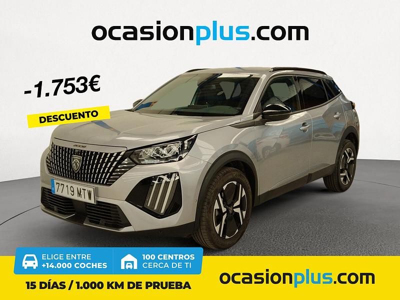 Gris Usado 2024 Peugeot 2008 Allure SUV | 19.290 € (Precio justo) - Imagen 1/4