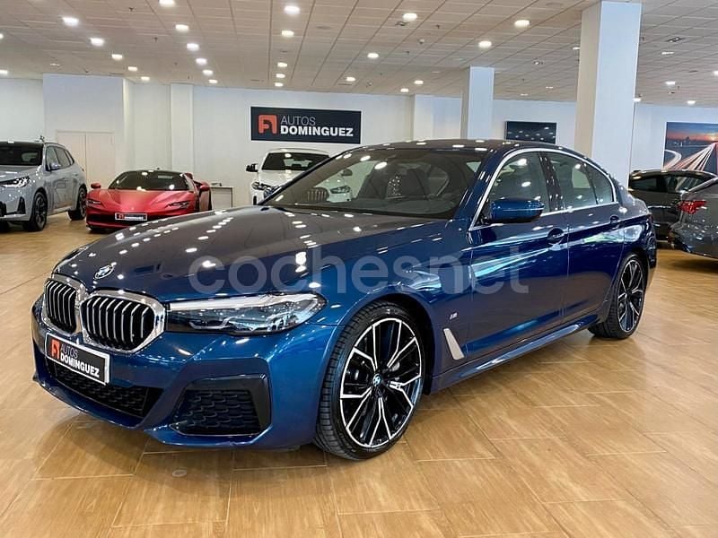 Azul Usado 2021 BMW 530 Berlina | 38.900 € (Precio justo) - Imagen 1/4