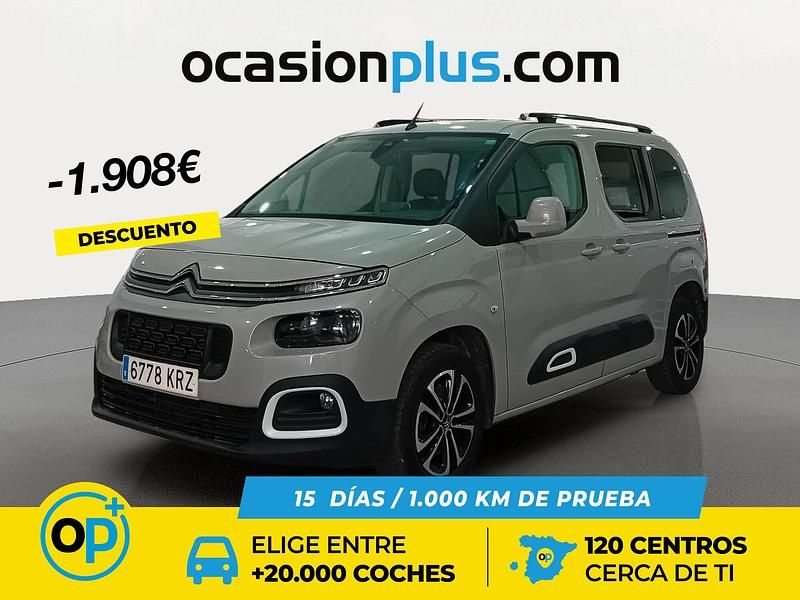 Beige Usado 2018 Citroën Berlingo Shine Monovolumen | 20.990 € (Precio justo) - Imagen 1/4