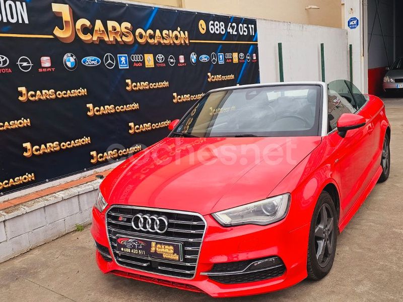 Rojo Usado 2017 Audi A3 Cabriolet S-Line Descapotable | 16.500 € (Super precio) - Imagen 1/4