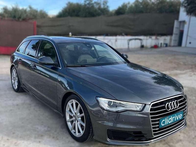 Usado Audi A6 S-Line 218 CV (160 kW) 2016 Negro Familiar