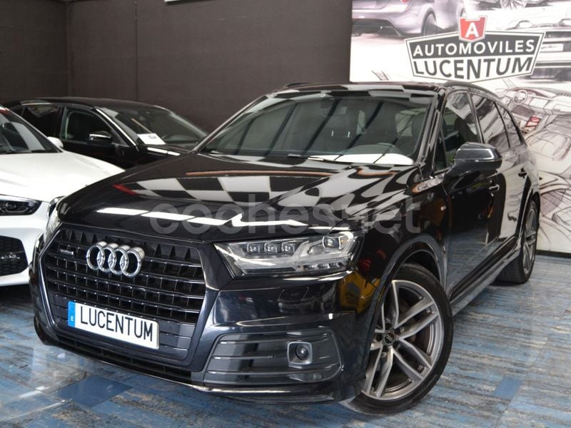 Negro Usado 2018 Audi Q7 S-Line SUV | 39.900 € (Precio justo) - Imagen 1/4