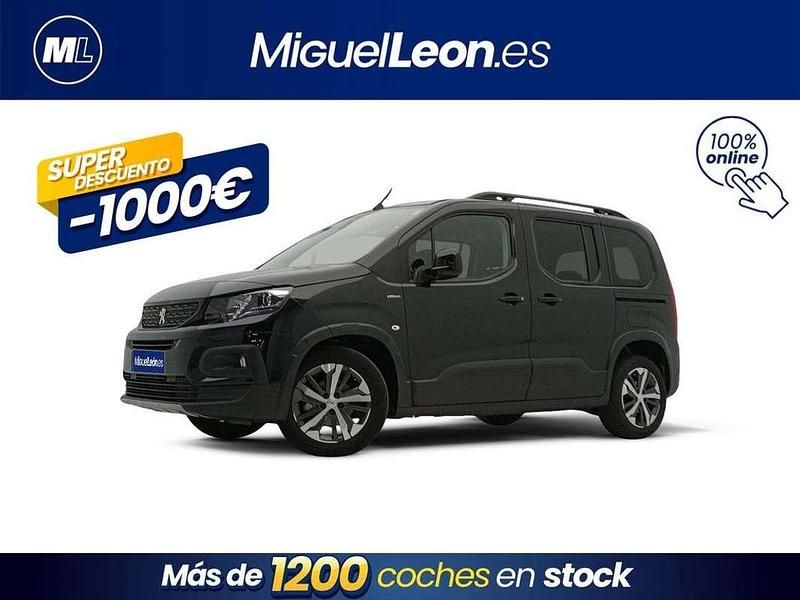 Negro Usado 2019 Peugeot Rifter GT-line Monovolumen | 15.985 € (Buen precio) - Imagen 1/3