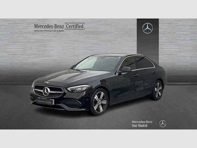 Negro (estándar) Usado 2022 Mercedes C200 Avantgarde Berlina | 36.990 € (Buen precio) - Imagen 1/4