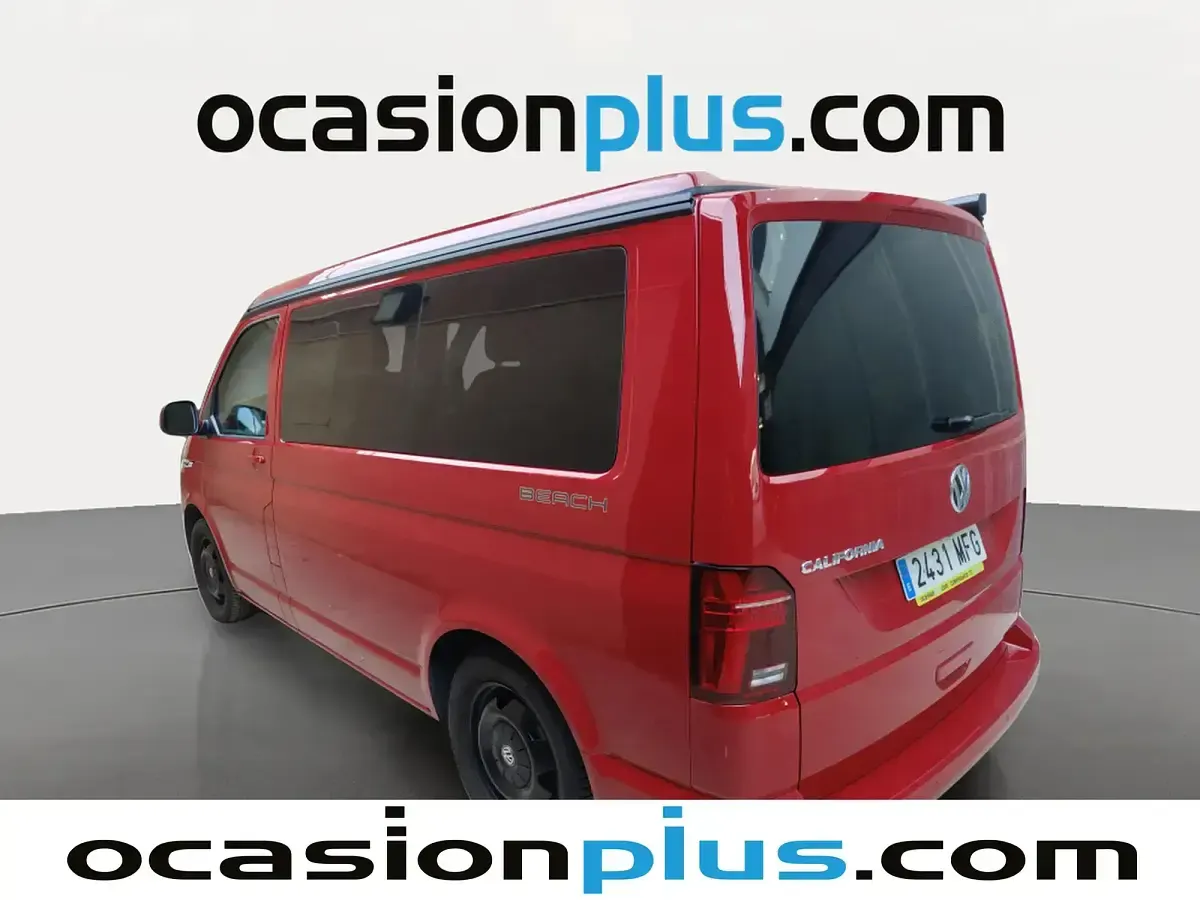 Usado VW California Beach 204 CV (150 kW) 2023 Rojo Van