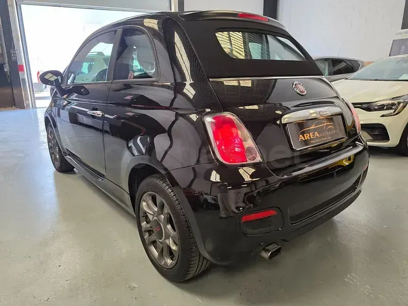 Usado Fiat 500C S 69 CV (50 kW) 2014 Negro Descapotable
