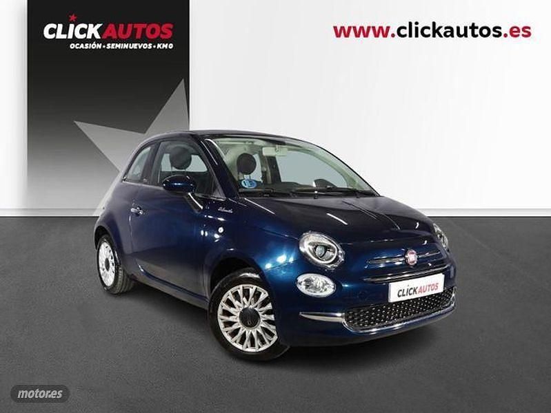 Usado Fiat 500 Dolcevita 70 CV (51 kW) 2021 Azul Descapotable
