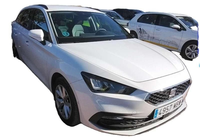 Usado Seat Leon ST Style 116 HP (85 kW) 2022 Branco Carrinha