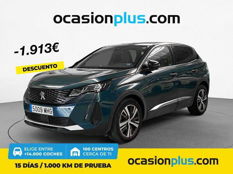 Azul Usado 2023 Peugeot 3008 Allure SUV | 20.550 € (Precio justo) - Imagen 1/4