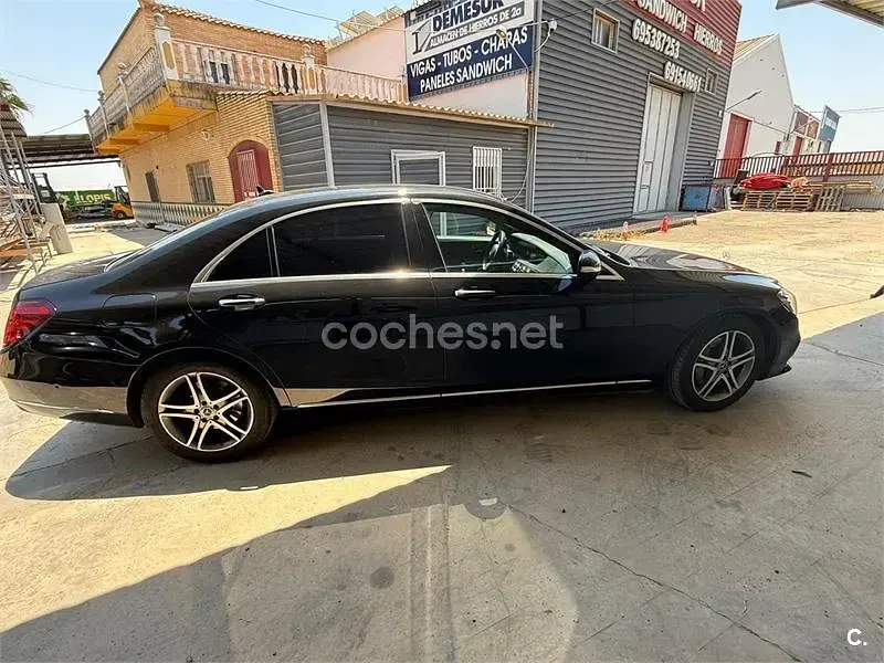 Usado Mercedes S350 258 CV (189 kW) 2018 Negro Berlina