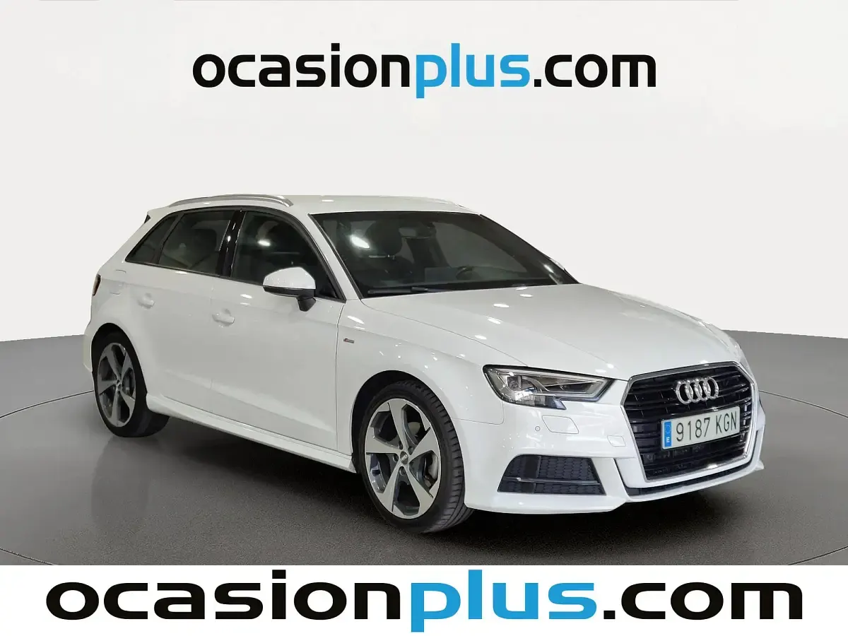 Usado Audi A3 Sportback S-Line 150 CV (110 kW) 2018 Blanco Utilitario