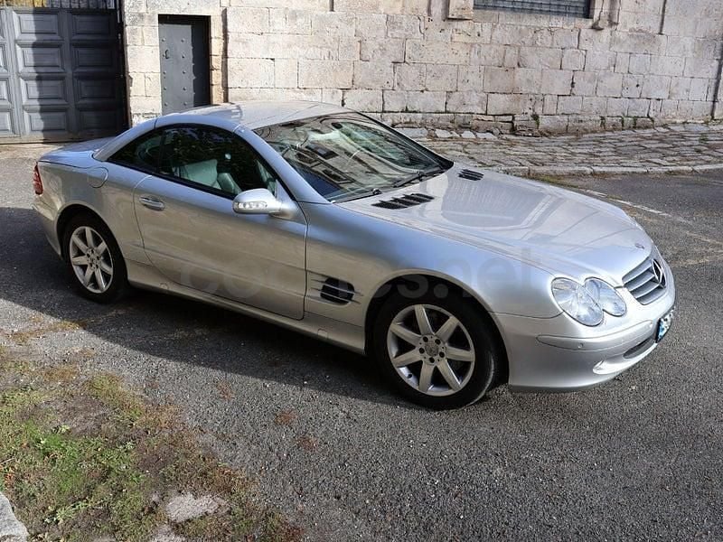 Usado Mercedes SL350 245 CV (180 kW) 2003 Gris / plata Descapotable