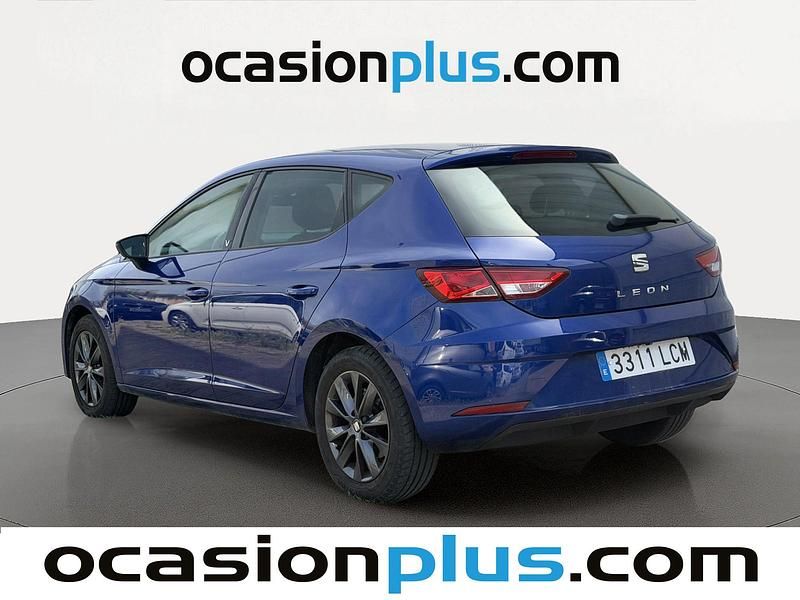 Usado Seat Leon Style 116 CV (85 kW) 2019 Azul Utilitario