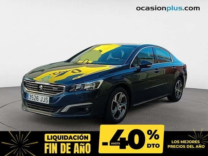 Azul Usado 2015 Peugeot 508 Allure Berlina | 13.241 € (Precio justo) - Imagen 1/4