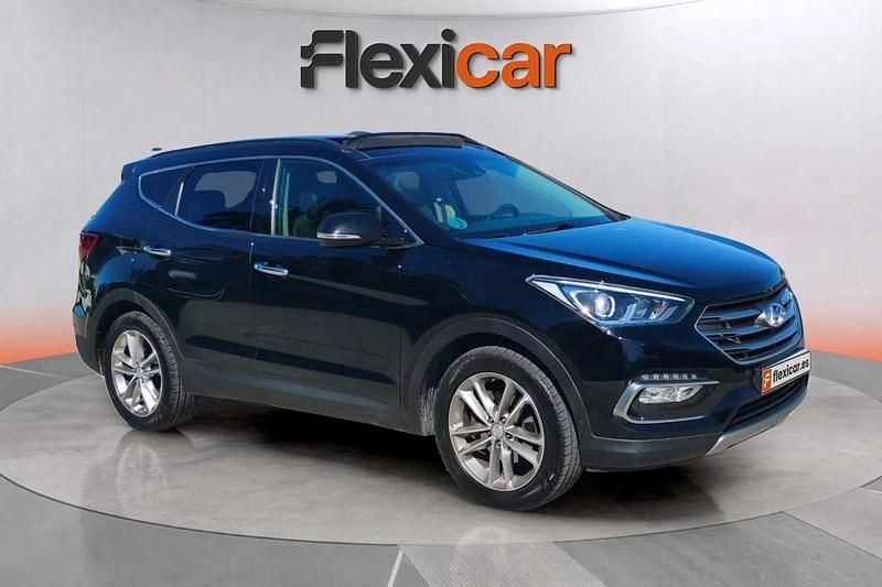 Negro Usado 2017 Hyundai Santa Fe Style SUV | 19.490 € (Precio justo) - Imagen 1/4
