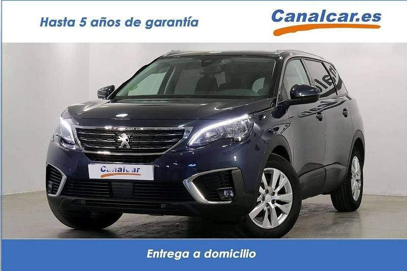 Usado Peugeot 5008 Active 120 CV (88 kW) 2018 Azul Monovolumen