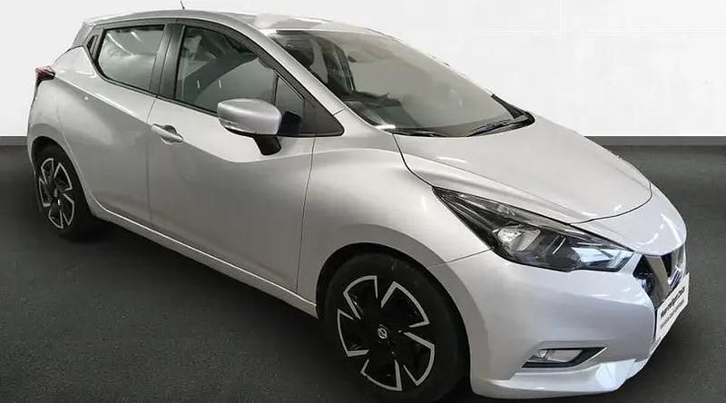 Usado Nissan Micra Acenta 92 CV (67 kW) 2022 Platinum silver (metalizado) Utilitario