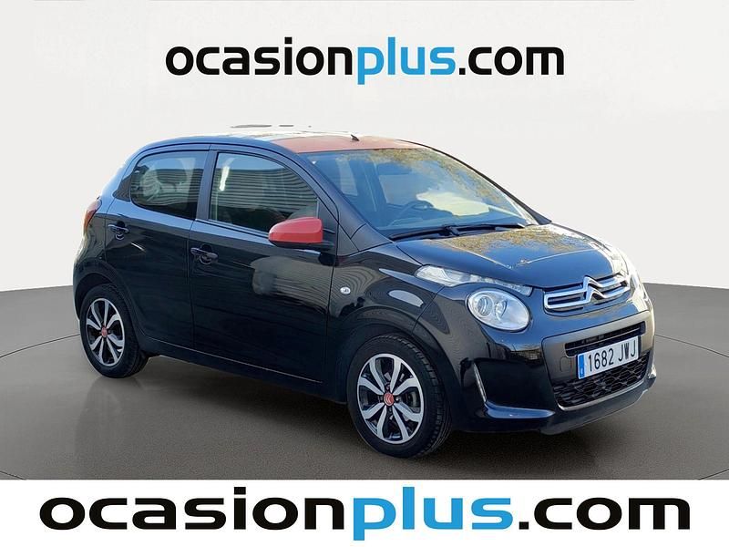 Usado Citroën C1 Feel 82 CV (60 kW) 2017 Negro Utilitario