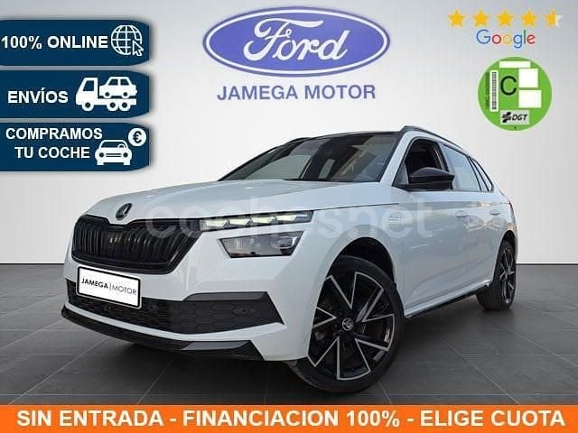 Blanco Usado 2022 Skoda Kamiq Monte Carlo SUV | 21.890 € (Precio justo) - Imagen 1/4