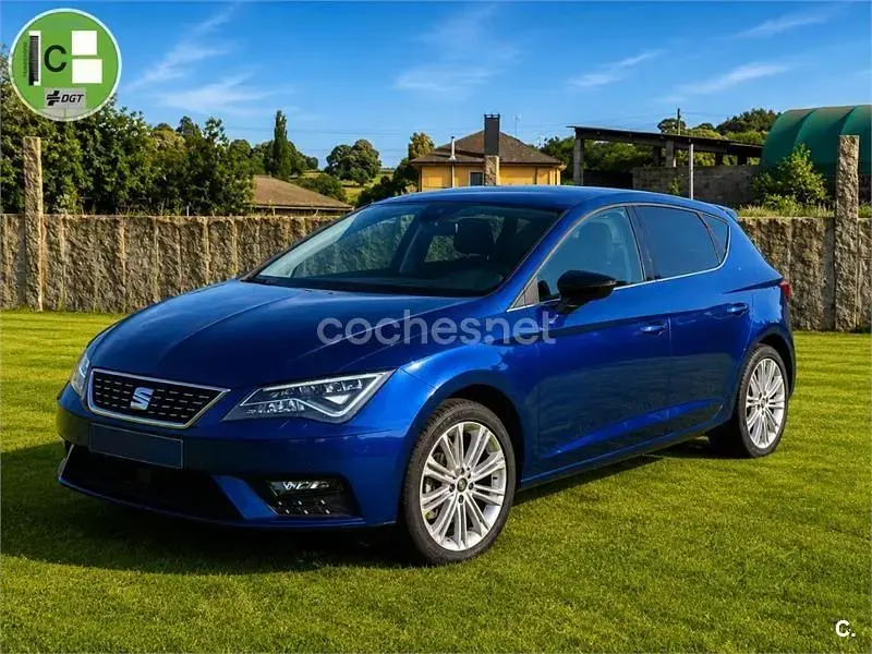 Usado Seat Leon XCELLENCE 150 CV (110 kW) 2017 Azul Berlina