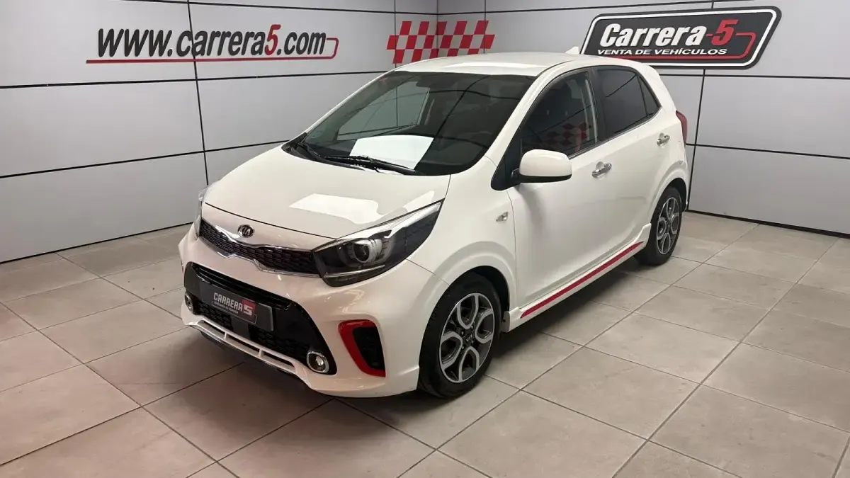 Usado Kia Picanto GT-Line 84 CV (61 kW) 2019 Blanco Utilitario