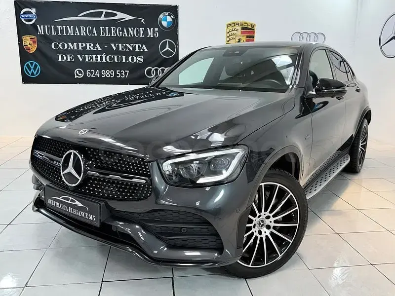 Usado Mercedes GLC300e 306 CV (225 kW) 2021 Gris / plata SUV