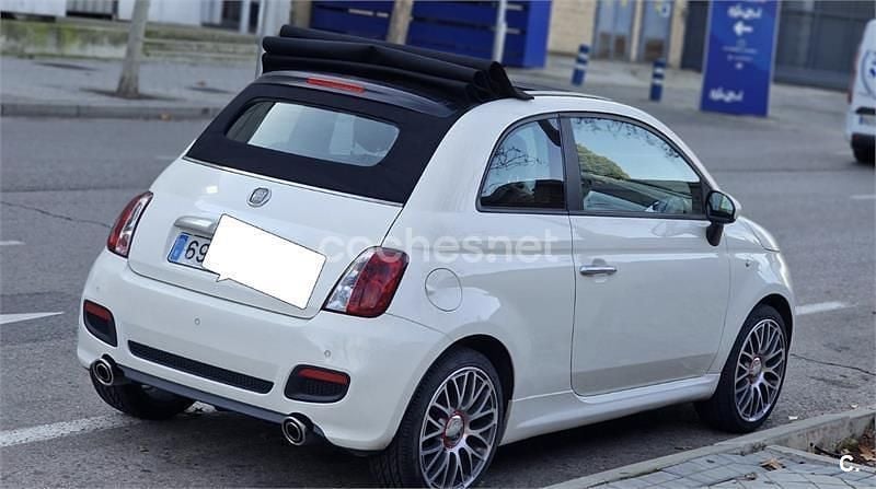 Usado Fiat 500C S 69 CV (50 kW) 2015 Blanco Descapotable
