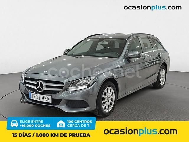 Gris Usado 2017 Mercedes C180 Familiar | 17.200 € (Buen precio) - Imagen 1/4