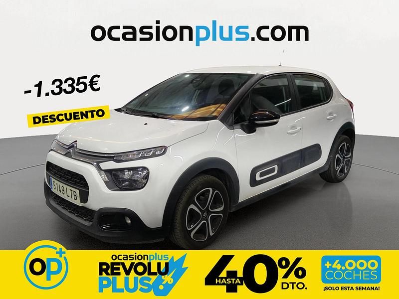 Usado Citroën C3 Feel 102 CV (75 kW) 2021 Blanco Utilitario