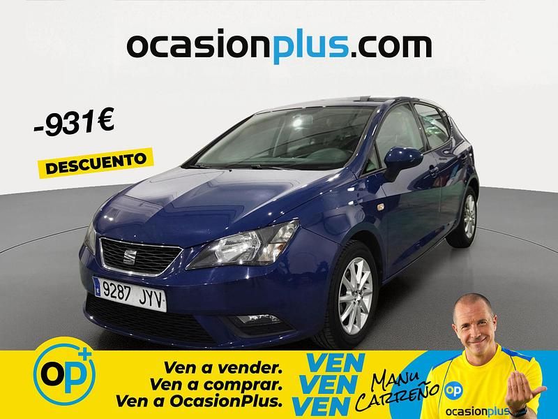 Usado Seat Ibiza Style 90 CV (66 kW) 2017 Azul