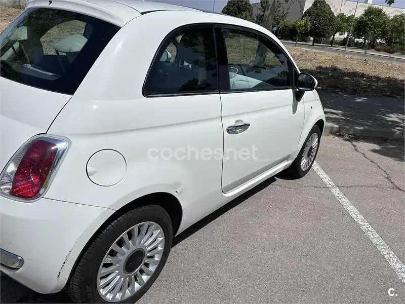 Usado Fiat 500 69 CV (50 kW) 2011 Blanco Berlina